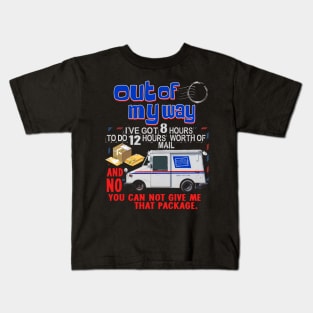 funny postal worker gift Kids T-Shirt